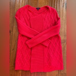 GAP hot pink wool cardigan size XS
